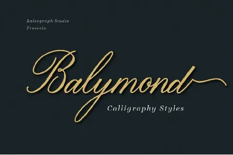 Balymond font
