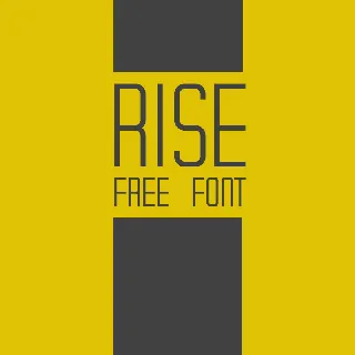 RISE Typeface font
