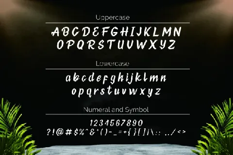 Broncong Brush font