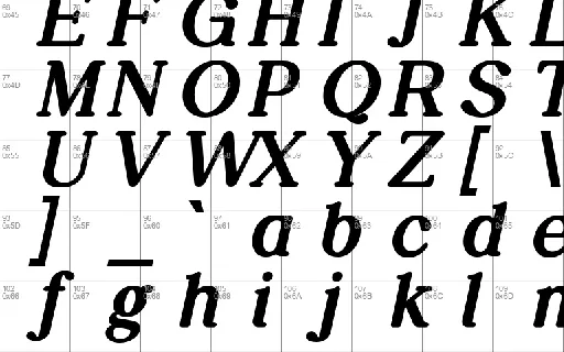 Retroversion font