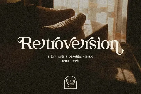 Retroversion font