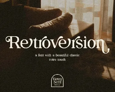 Retroversion font