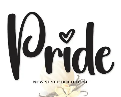 Pride Script font