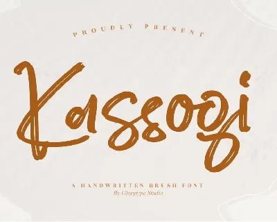 Kassogi font