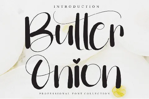 Butter Onion font