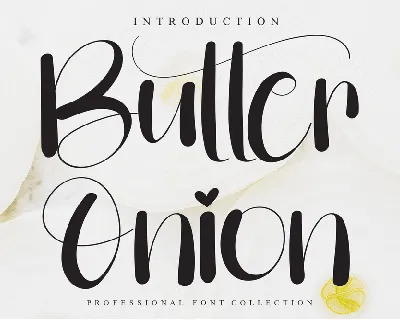 Butter Onion font