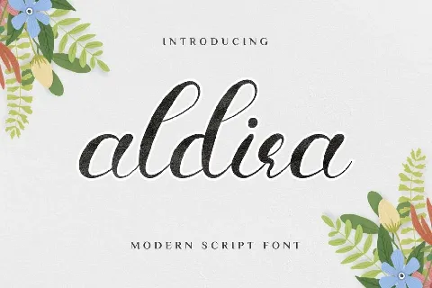 Aldira Calligraphy Script font
