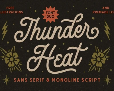Thunder Heat font
