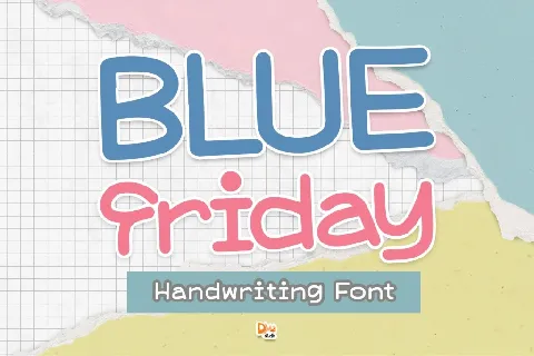 Blue Friday font