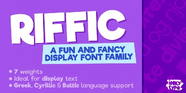 Riffic font