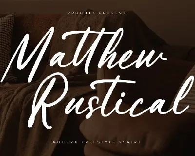 Matthew Rustical DEMO VERSION font