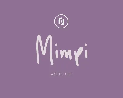 Mimpi Demo font