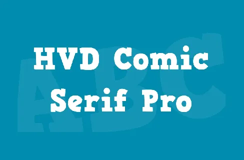 Hvd Comic Serif Pro font