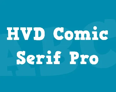 Hvd Comic Serif Pro font