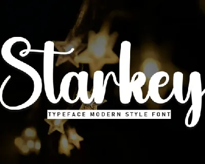 Starkey Script font