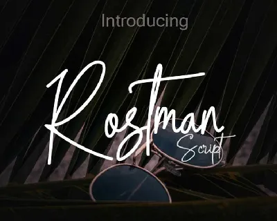 Rostman font