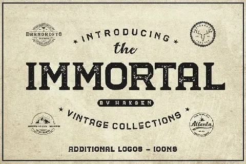 The Immortal Vintage font