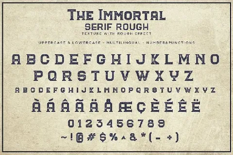 The Immortal Vintage font