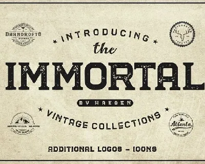 The Immortal Vintage font