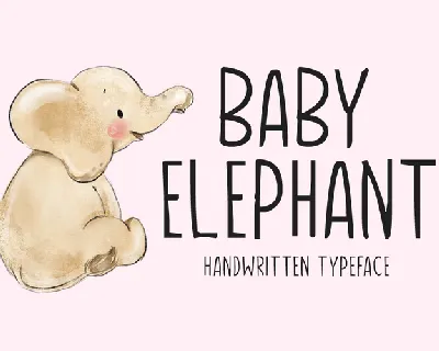 Baby Elephant font
