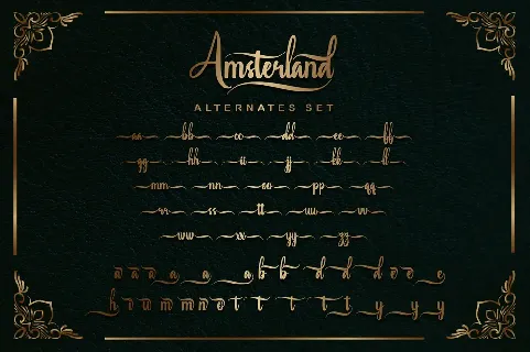 Amsterland font