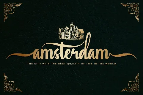 Amsterland font