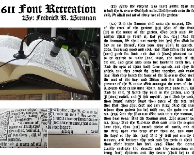 KJV1611 font