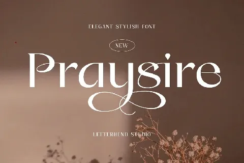 Praysire Display font