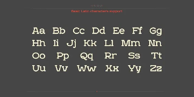 Ikra Slab font