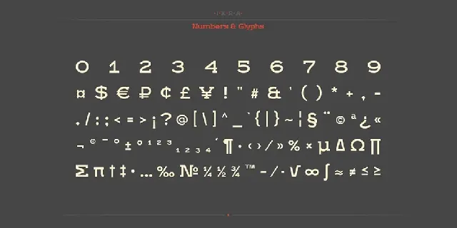 Ikra Slab font