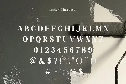 Casley font