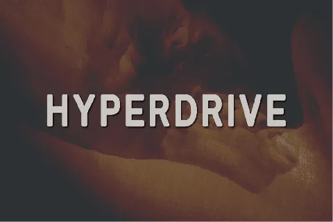 Hyperdrive font