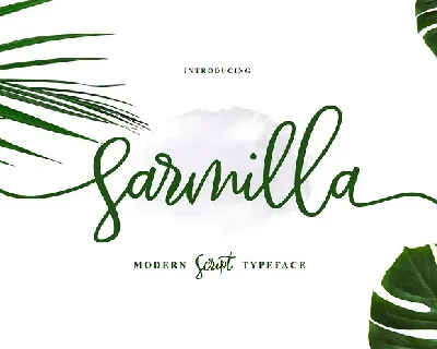 Sarmilla Script font