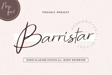 Barristar font