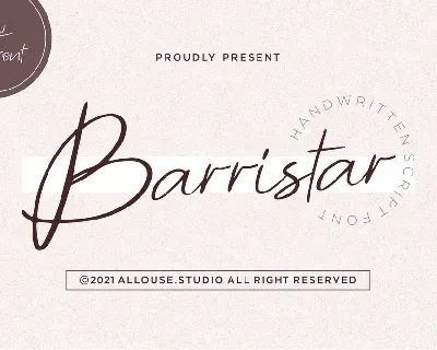 Barristar font