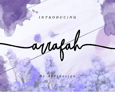 Arrafah font