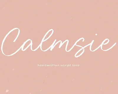 Calmsie font