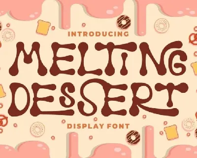 Melting Dessert font