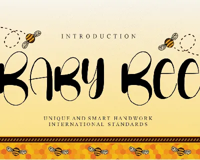 Baby Bee Script font