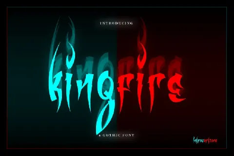 Kingfire Display font