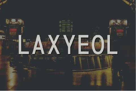 Laxyeol font