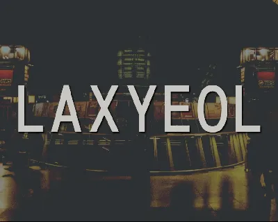 Laxyeol font