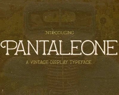 Pantaleone font