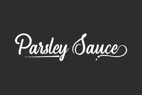 Parsley Sauce Demo font