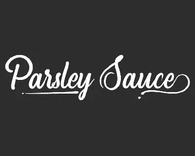 Parsley Sauce Demo font