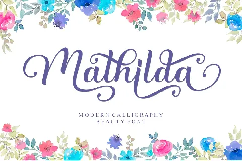 Mathilda - Personal Use font