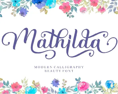 Mathilda - Personal Use font