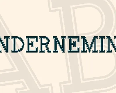 Onderneming font