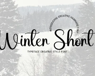 Winter Short font