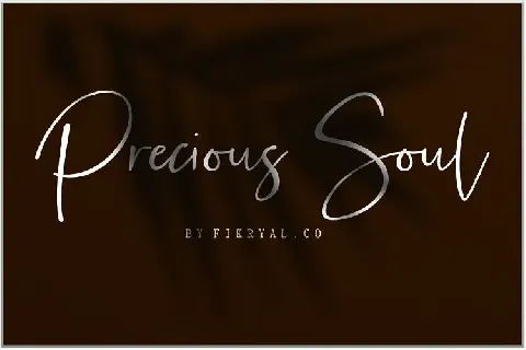 Precious Soul Script font